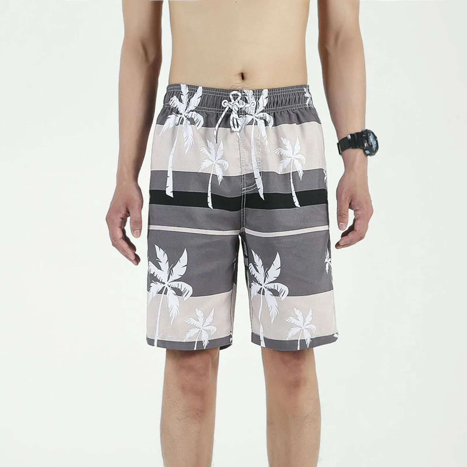 2021 Summer Sports Workout Bottoms Clothing Men's Shorts Swim Trunks Quick Dry Beach Surfing Running Swimming Watershort | Мужская