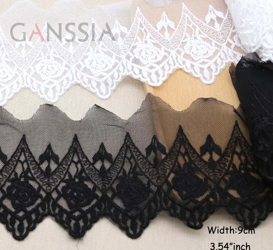 1 ярд/партия ширина: 9 см высококачественное кружево для вязания крючком цвета