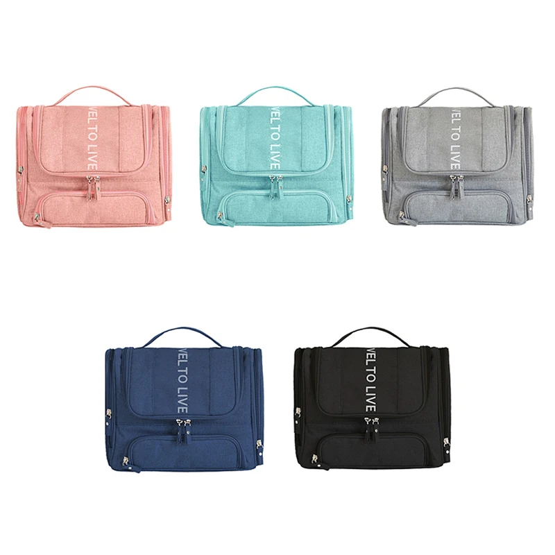 

Waterproof Men Hanging Cosmetic Bag Travel Organizer Makeup Bag for Women Necessaries Make Up Case Wet and dry Wash Toiletry Bag