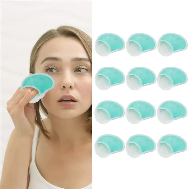 

12pcs Soft Makeup Remover Pads Washable Bamboo Fiber Makeup Remover Pads