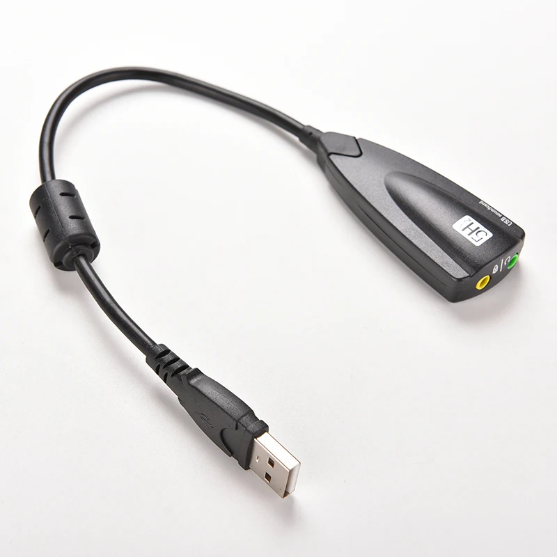 

5Hv2 USB 2,0 Виртуальный 7,1 канальный 3D Аудио Внешний Звуковой адаптер CA3C