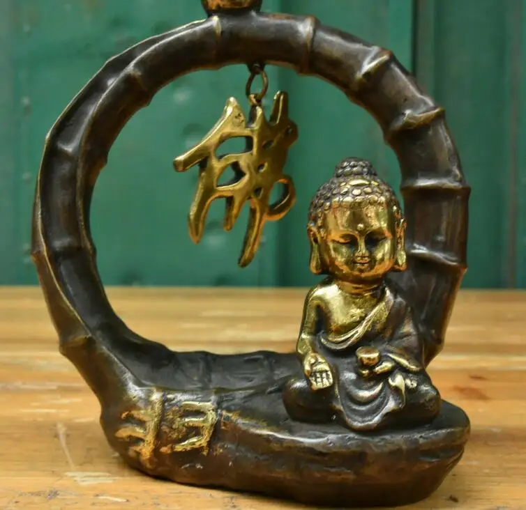 China Bronze Gilt Sakyamuni Tathagata Prince Edward Buddha Incense burner Statue | Дом и сад