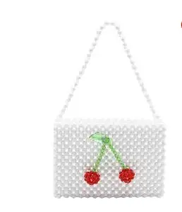 Модная сумка на одно плечо ручной работы с разноцветными бусинами продукт - Color: 23