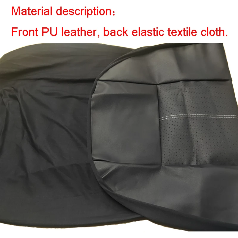 Günstig Universal Auto Sitz Abdeckung Schutz PU Leder Vorne Und Hinten Sitz Zurück Kissen Pad Matte Rückenlehne Für Auto Innen Lkw SUV Limousine
