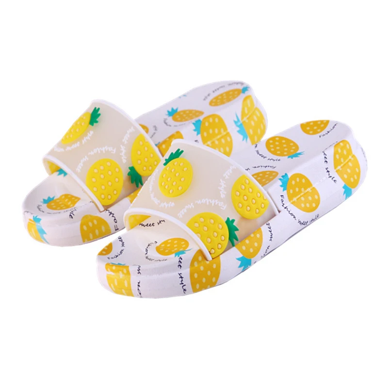 

Women's Summer Shoes lovely Bathroom slippers Non-slip flat with Platform shoes Memory Foam Household slippers slides soft