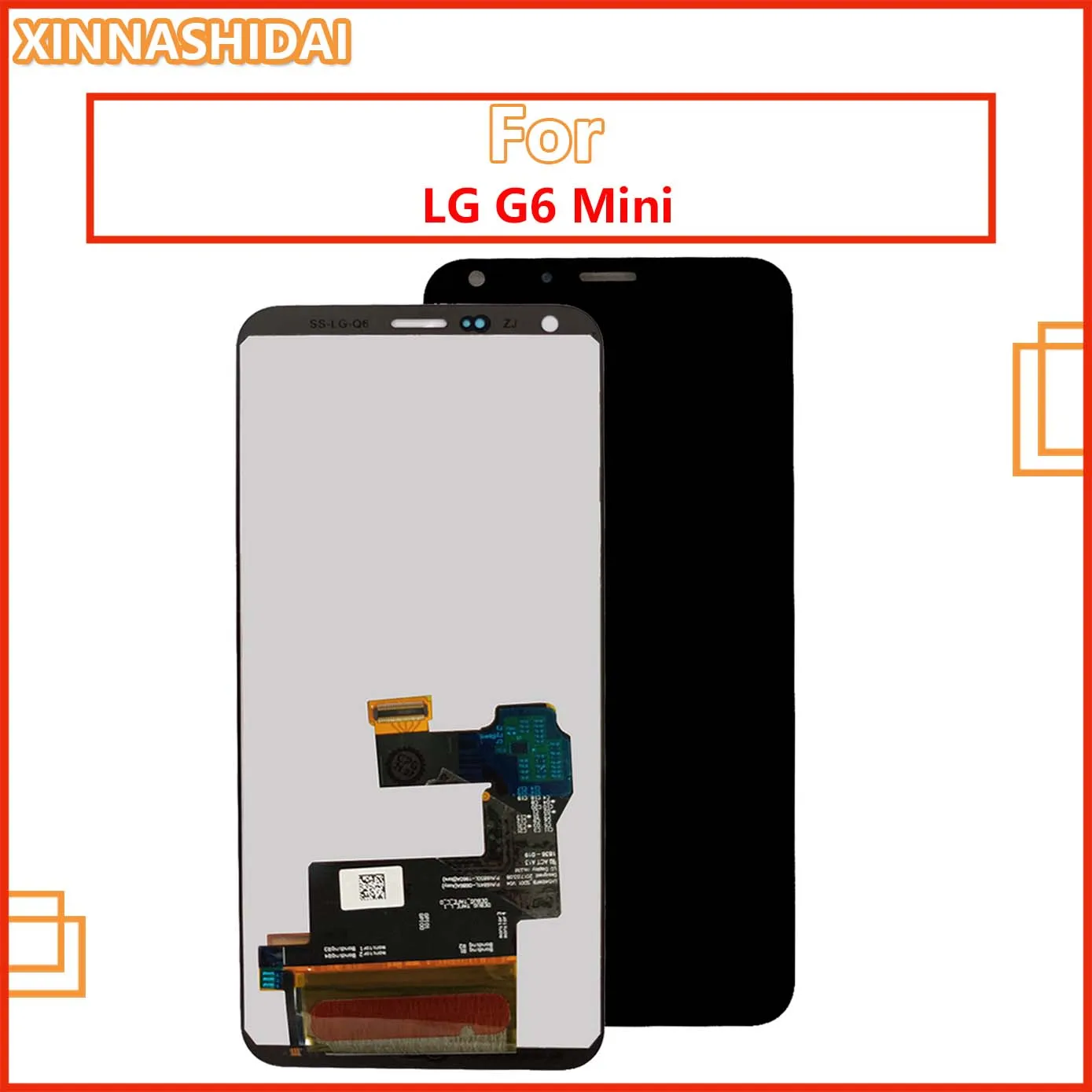 100% протестированный ЖК-дисплей 5 дюйма для LG Q6 M700 M700A G6 Mini сенсорный ЖК-экран с