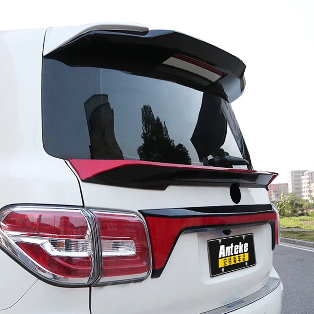 CARMANGO для Nissan Patrol Y62 автомобильный Стайлинг задний багажник спойлер губ хвост