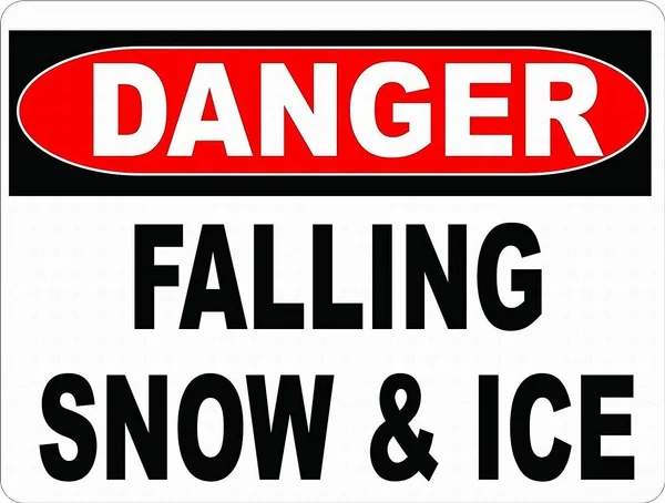 

Danger Falling Snow Ice Retro tin sign nostalgic ornament metal poster garage art deco bar cafe shop