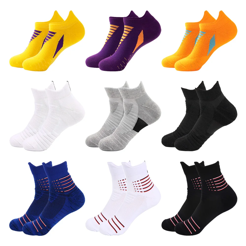 

1Pairs Quick Dry Breathable Men and Women Short Sports Socks Fitness Running Cycling Colorful Athletic Socks