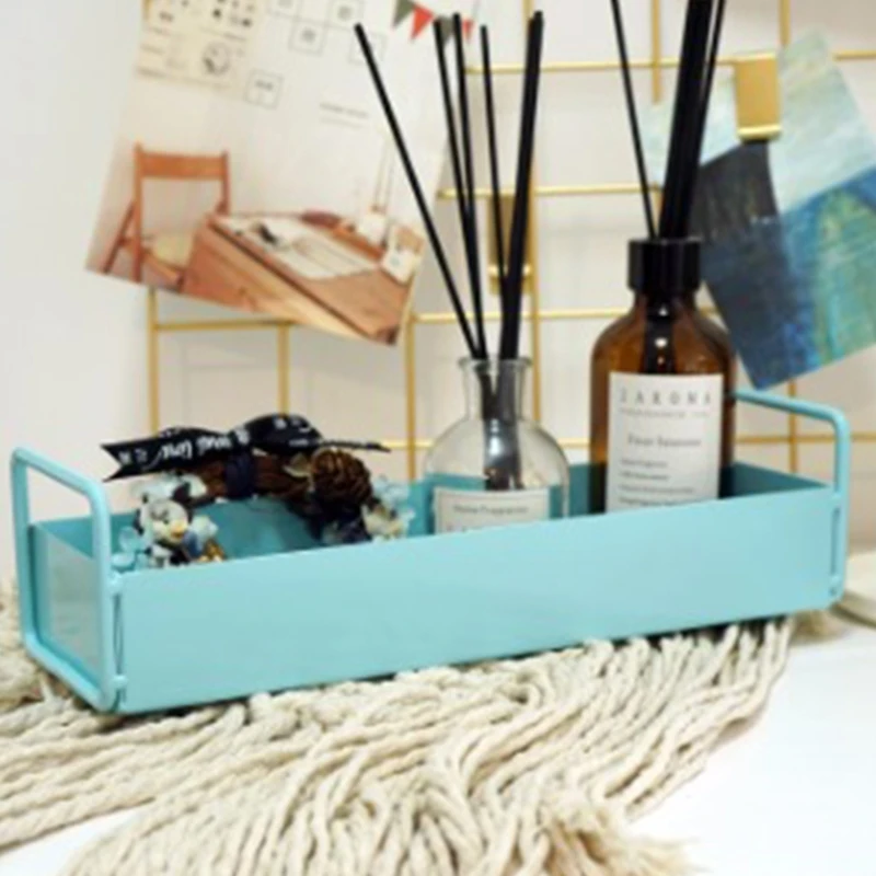 

Household Bathroom Desktop Storage Rack Waterproof Rust Proof Shelf Home Sundries Storage Tray Strong Bearing Collection