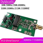 Dykbcells 30 МГц-1150 МГц VCO генератор с контролируемым напряжением, генератор источника радиосигнала для стандартного измерения, глушителя