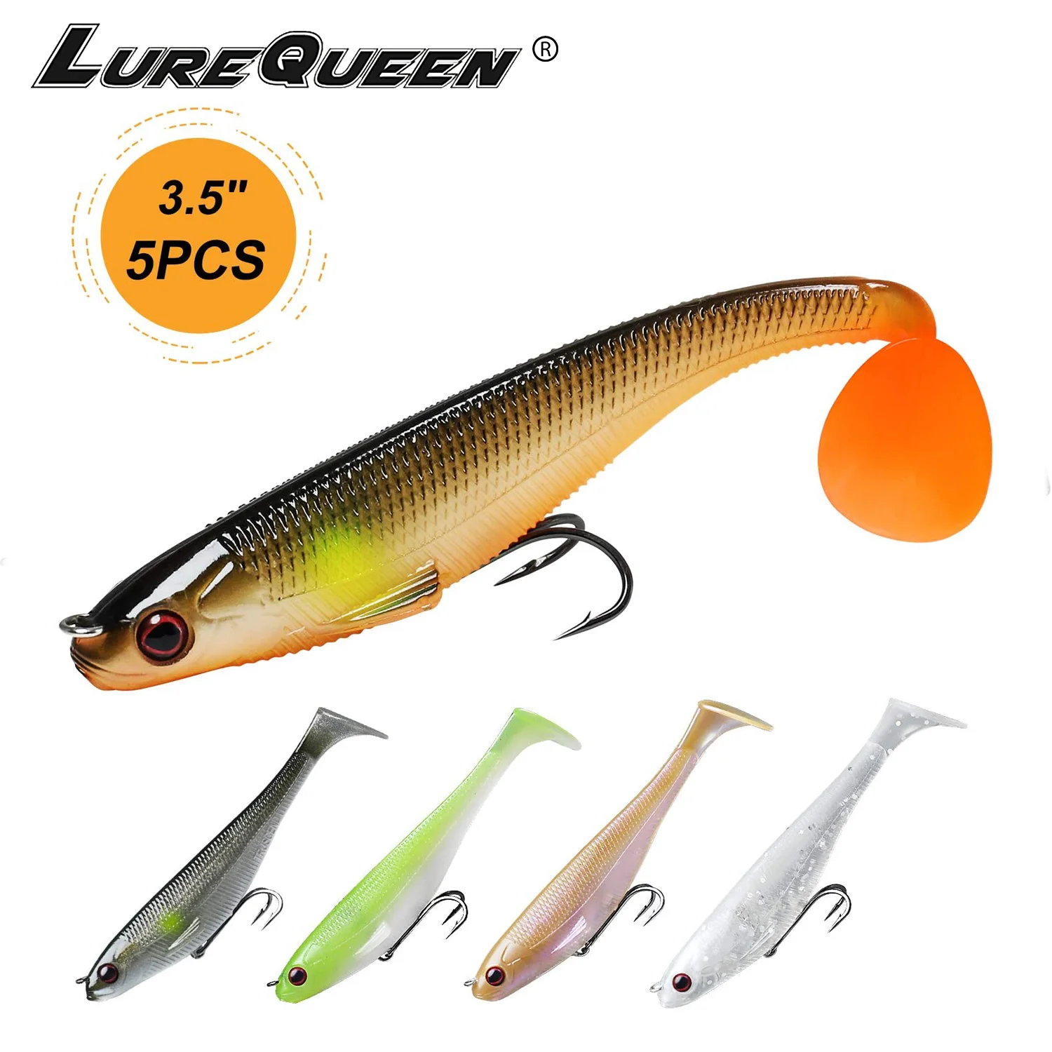 Мощная мягкая рыболовная приманка предварительно запутанный BKK крючок медленное