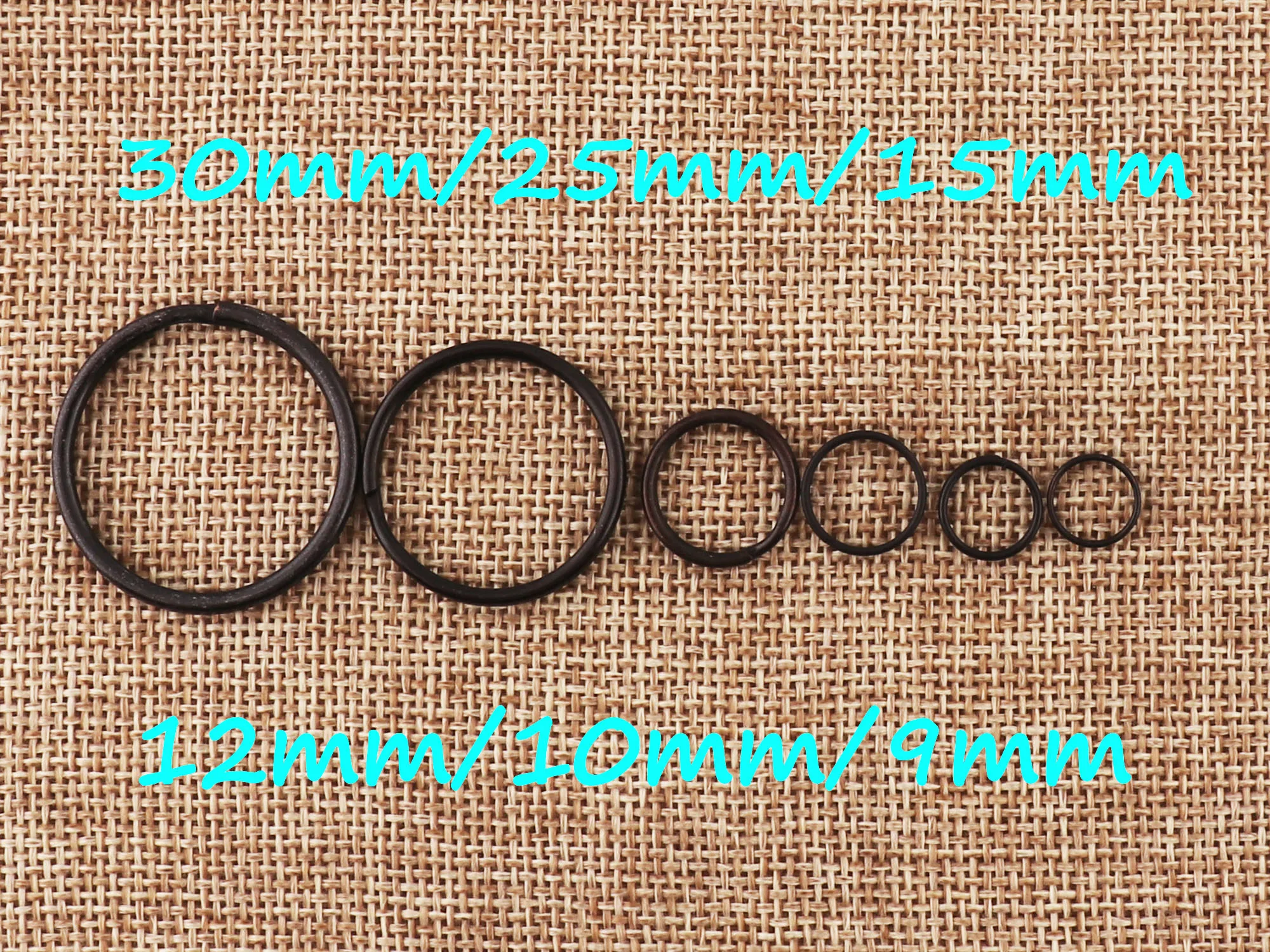 100 шт Черный Разделение Брелоки для ключей соединительные кольца кожаные брелки