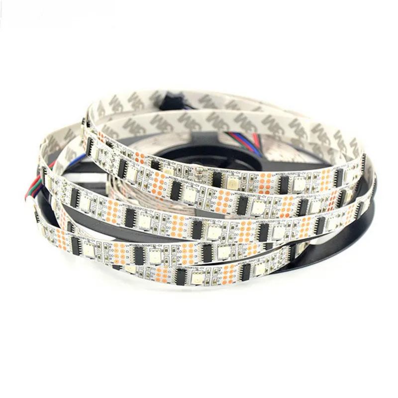 WS2801 RGB Светодиодная лента 32 пикселя/светодиода/м быстрая передача данных и часы