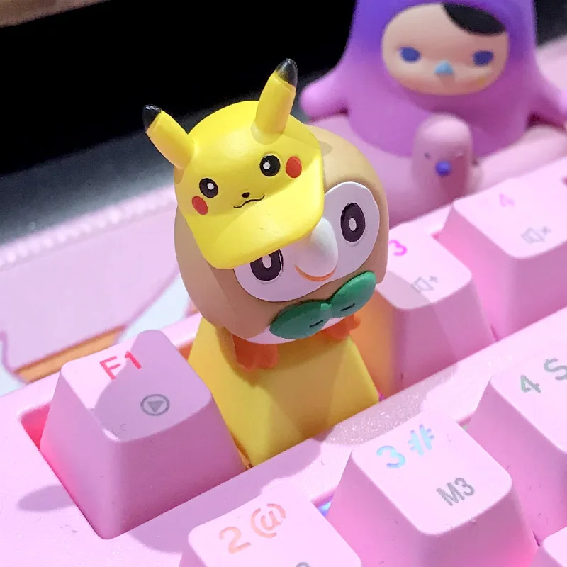 

Cartoon anime modeling Cherry MX axis keycaps DIY Key cap creativity Elf mechanical keyboards keycap personality design
