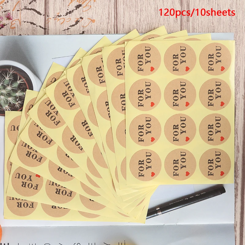 120 шт/10 листов стикер ручной работы Скрапбукинг для посылка клейкая наклейка