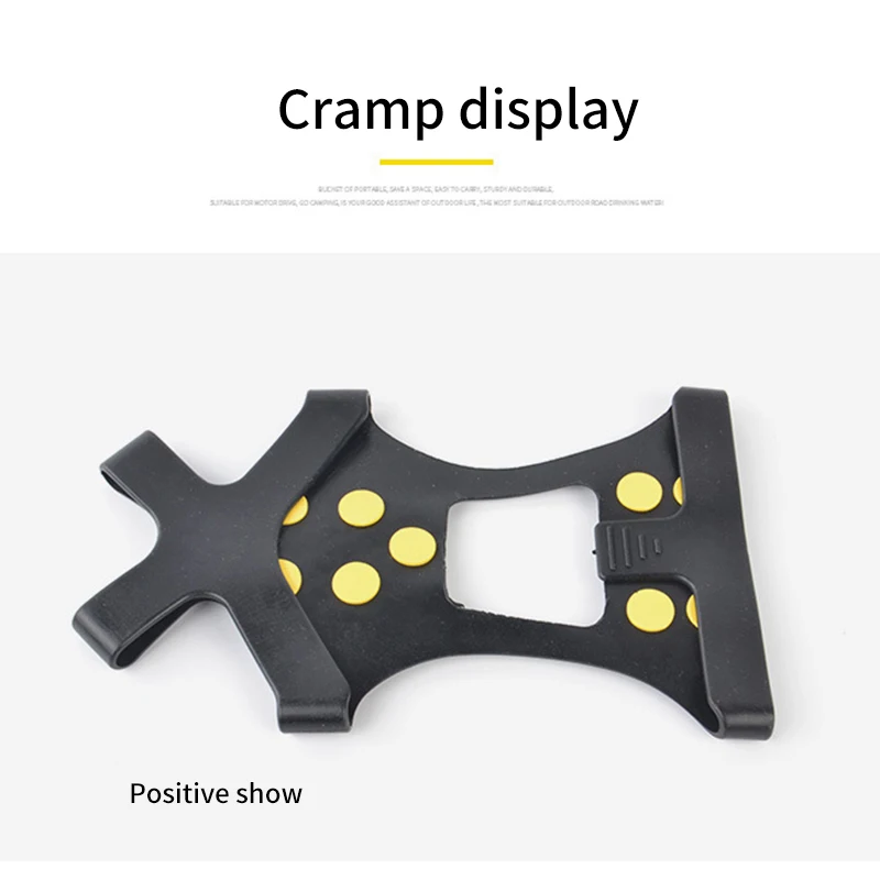 Crampons Cleats практичный и удобный альпинистский Пешие прогулки ледяная Рыбалка безопасный Противоскользящий шип на обувь 10 шпильки обувь кроссовки аксессуары