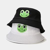 bucket hat summer hip hop men frog pattern fisherman caps streetwear autumn hats for women beach cap sunhat unisex panama hat