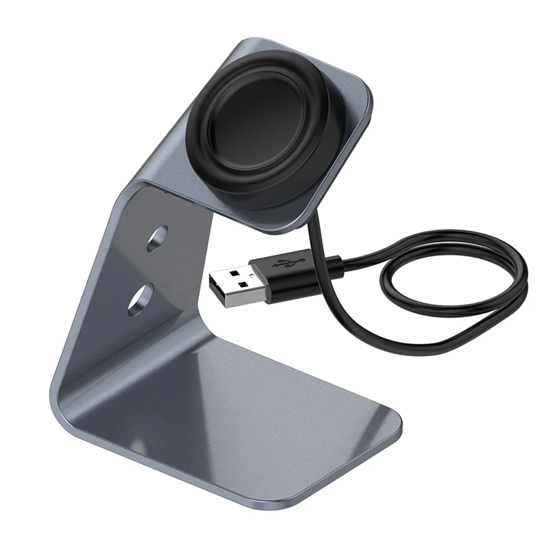 

RISE-Charger Stand Charger For Samsung Galaxy Watch 3,Samsung Galaxy Watch Active 1/2 USB Aluminum Watch Charging Dock