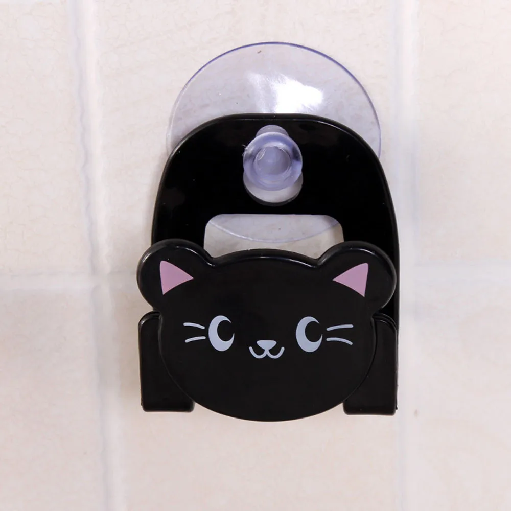 

New Carton Dish Cloth Sponge Holder Rack With Suction Cup Cute animal sucking sink storage shelf container drop shipping