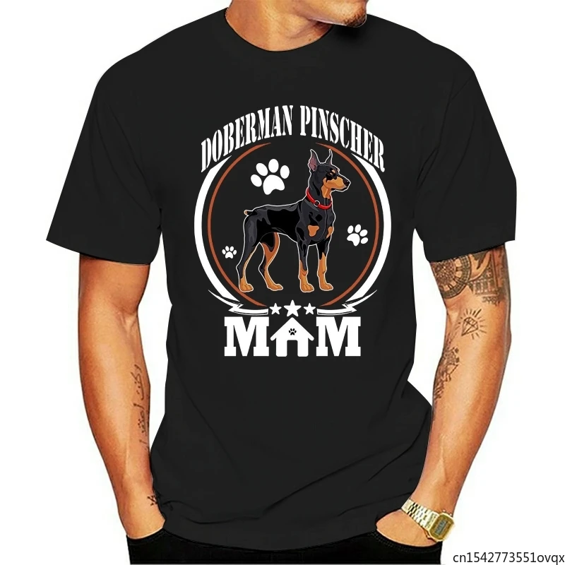

2021 Fashion Men T Shirt Doberman Pinscher Mom T Shirt Doberman Unisex Tee
