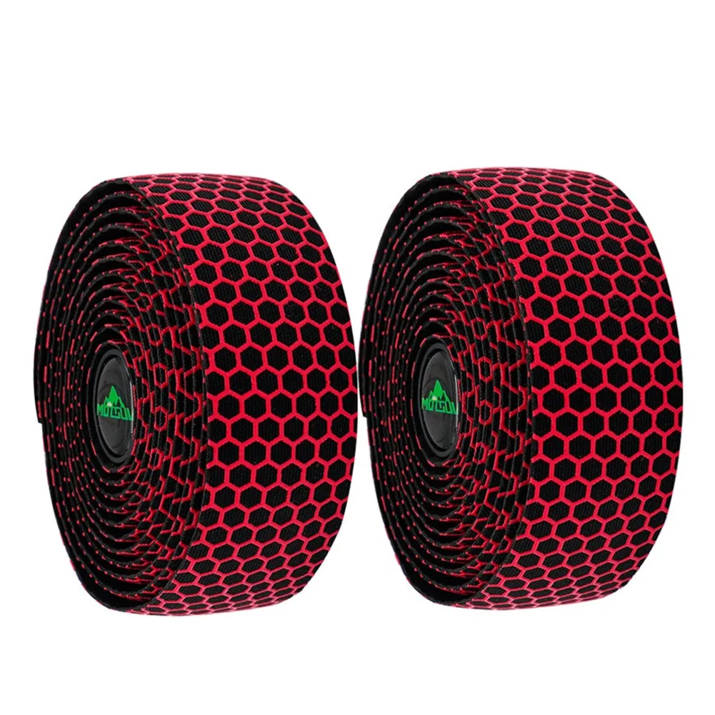 

End Bycicle Handlebar Grips Non-Slip Road Silicone + EVA 1 Pair Straps