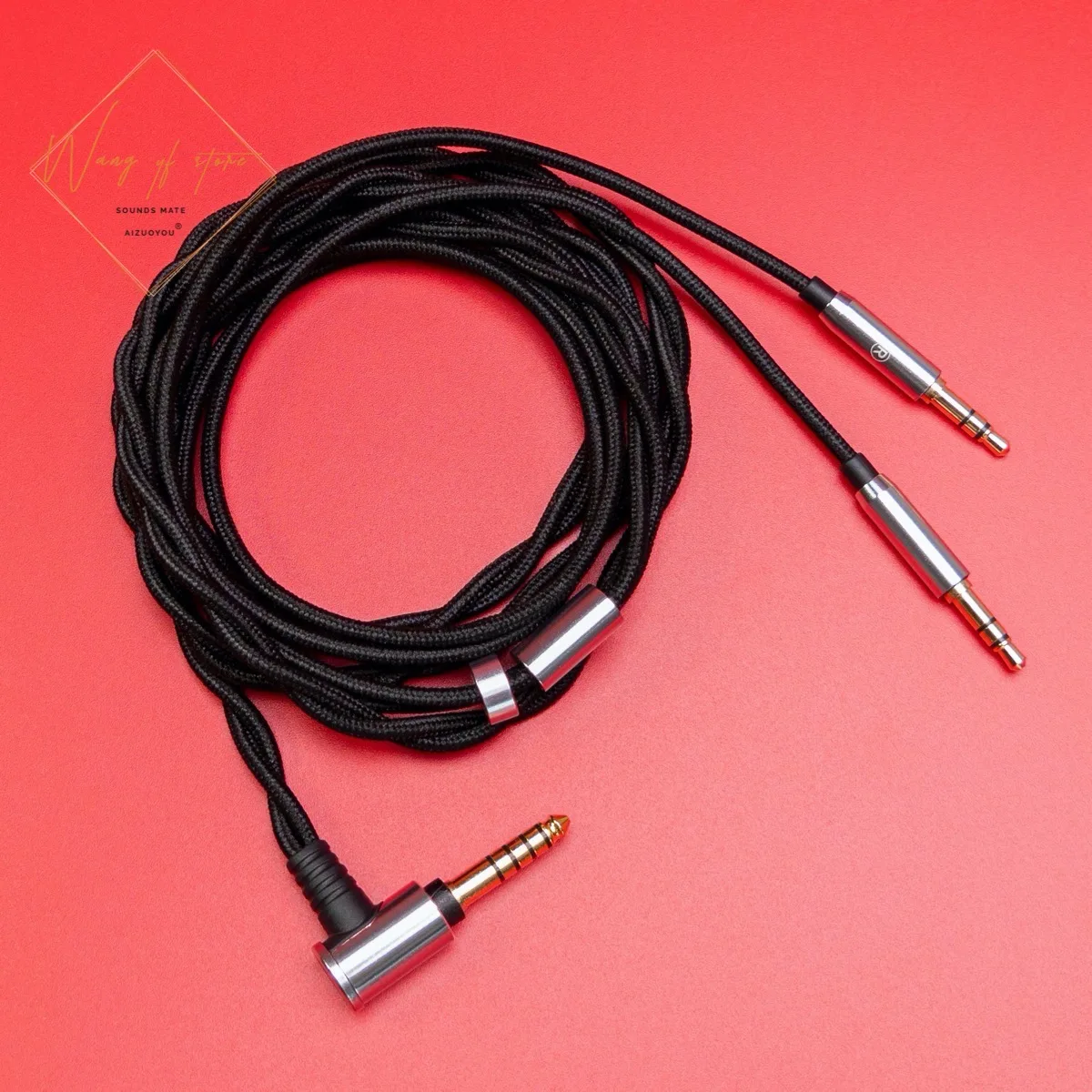 Фото Сбалансированный Hi-Fi аудиокабель для наушников Verum One 1 Mk II 2,5 4,4 мм Trrs Dual 3,5 6,35 мм вилки 4Pin XLR OFC провод линейный шнур №2