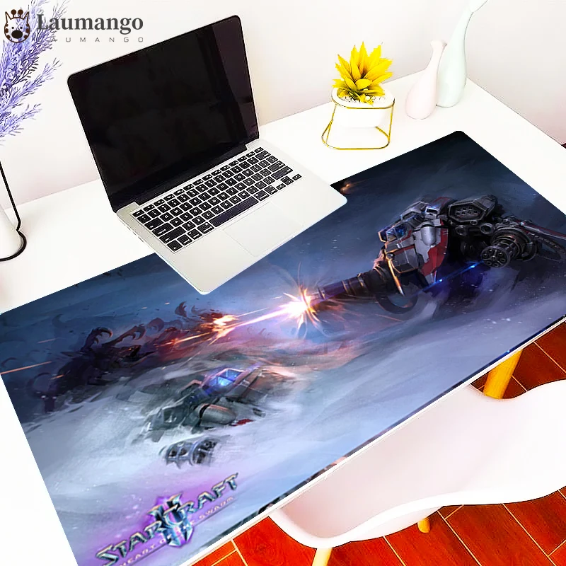 

StarCraft Mousepad HD Pattern Office Desk Game Desk Mousepad Anime Keyboard Computer Large XXL Play Mats for Keyboard Mat