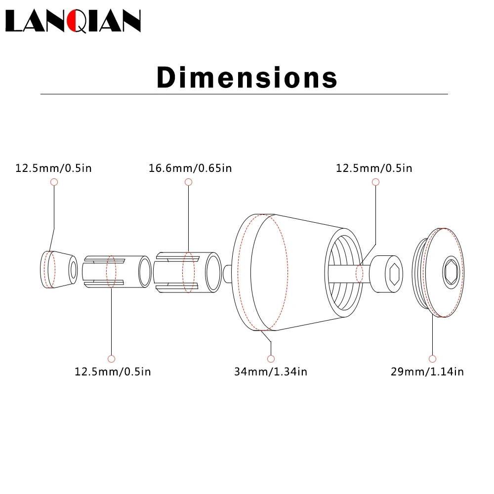 CNC Заготовка Алюминий мотоцикл перекладина конец Кепки рукоятка концевые