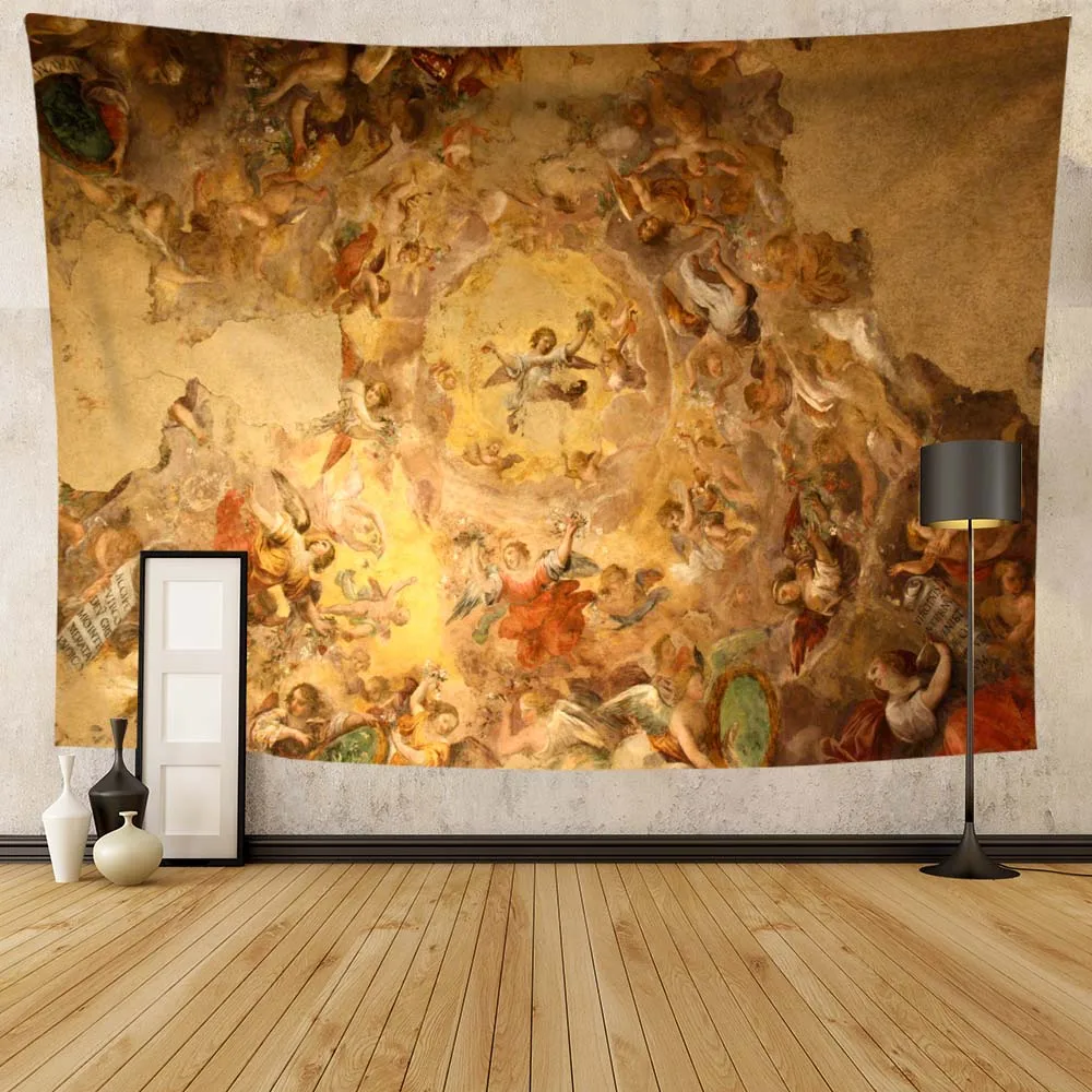 

Boho Decor Hippie Animal Idols Elephant Printing Psychedelic Wall Tapestry Home Tapestry Wall Hanging Beach Towels Blanket