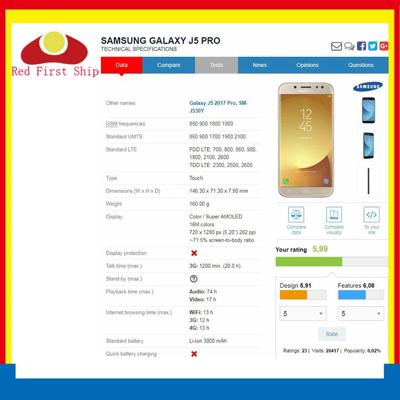 

10Pcs/lot TFT For Samsung Galaxy LCD J5 2017 J530 SM-J530F J530M LCD Display Touch Screen Digitizer Assembly With Brightness