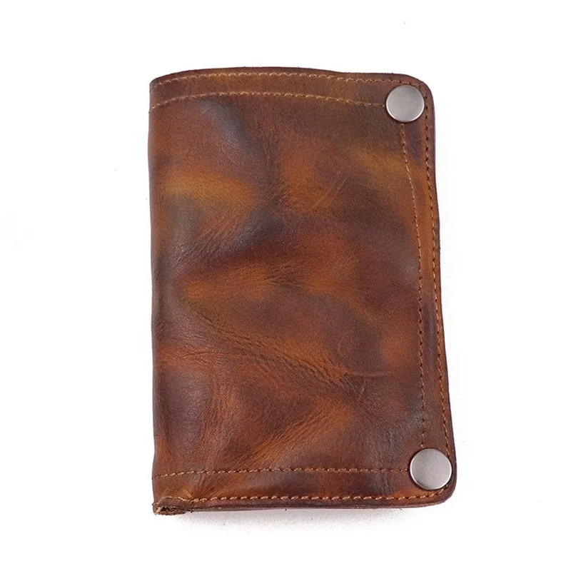 

The first layer vegetable tanned leather wallet retro male long multi-card multi-function wallet card holder