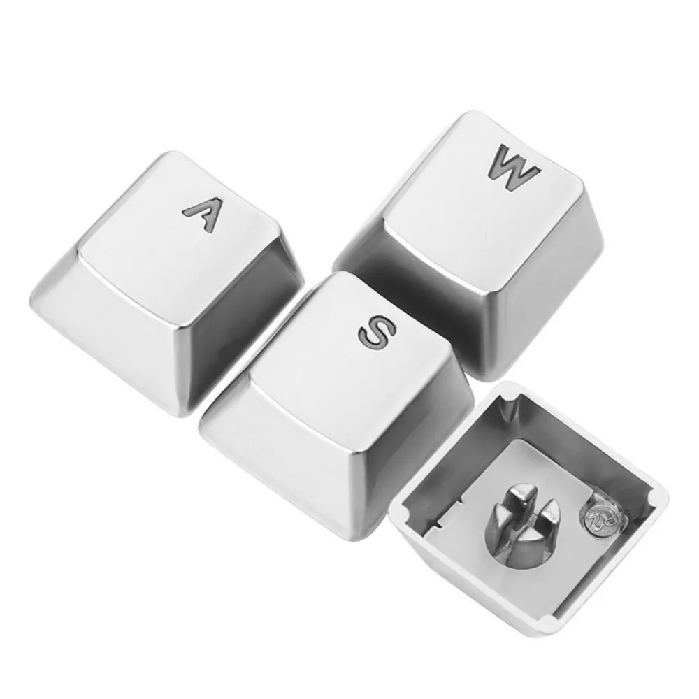 Металлические колпачки для клавиш Золотая стрелка WASD переключателей Cherry MX и