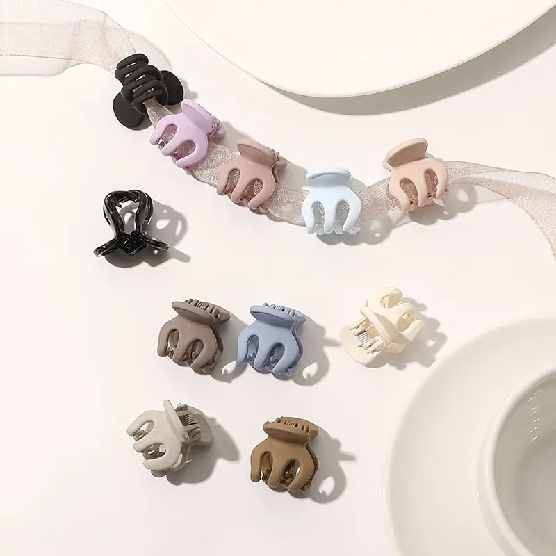 

1PC Pumpkin Grab Clip Korean Style Cute Mini Grab Clips INS Hair Accessories Fashion Frosted Grab Clips Gifts For Friends