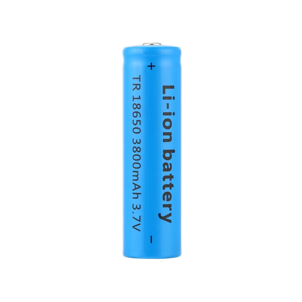 18650 Li-Ion 3800mAh Большая емкость 3 7 V Аккумуляторная батарея для светодиодный