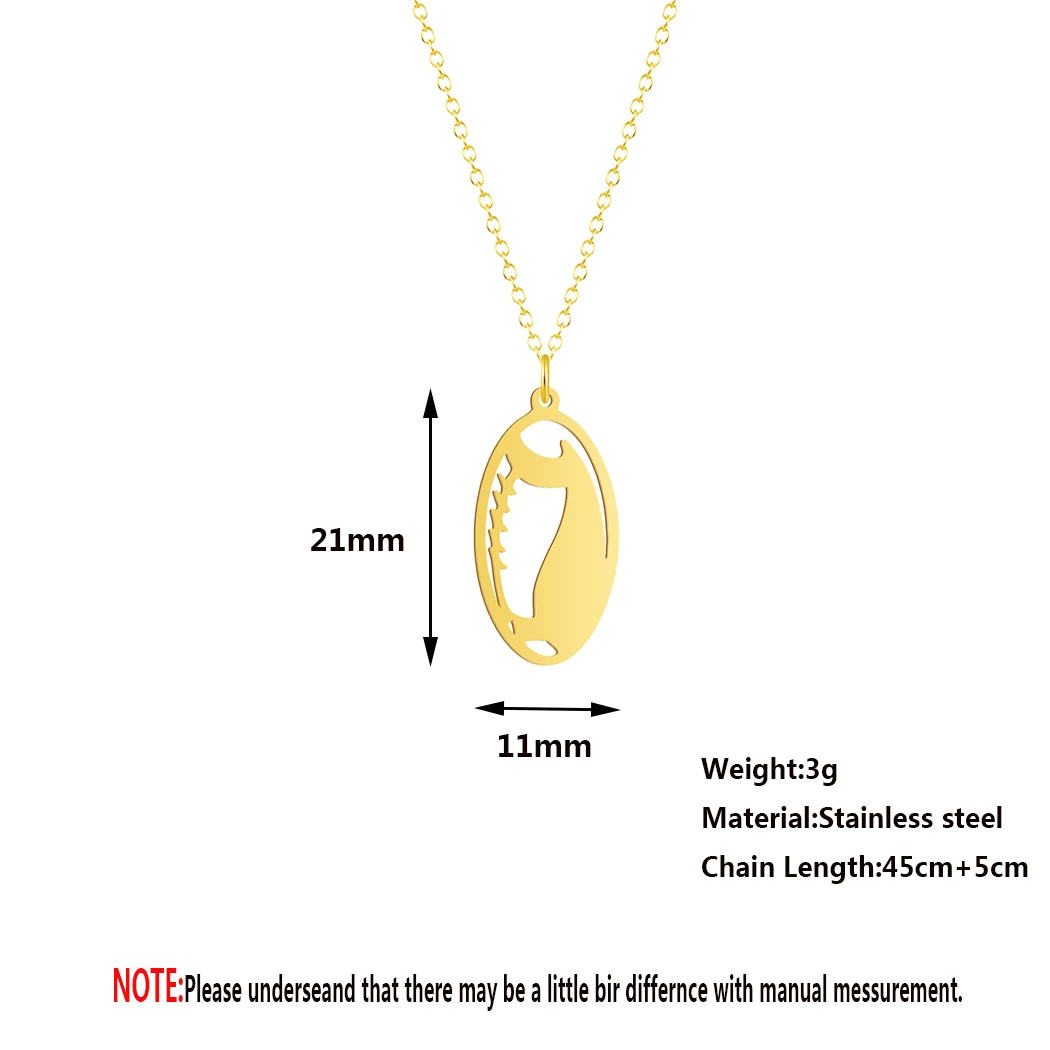 Ожерелье для женщин мужчин из нержавеющей стали | Ожерелья