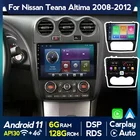 Автомагнитола 2DIN на Android для Nissan Altima Teana 2008 2009 2010 2011 2012 J32 L32 мультимедийный GPS стерео видеоплеер DSP RDS