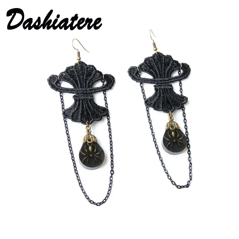 

Long Teen Earrings Spider Dangles Charms Pendant Unique Jewelry for Women Ancient Vintage Ethnic Accessories