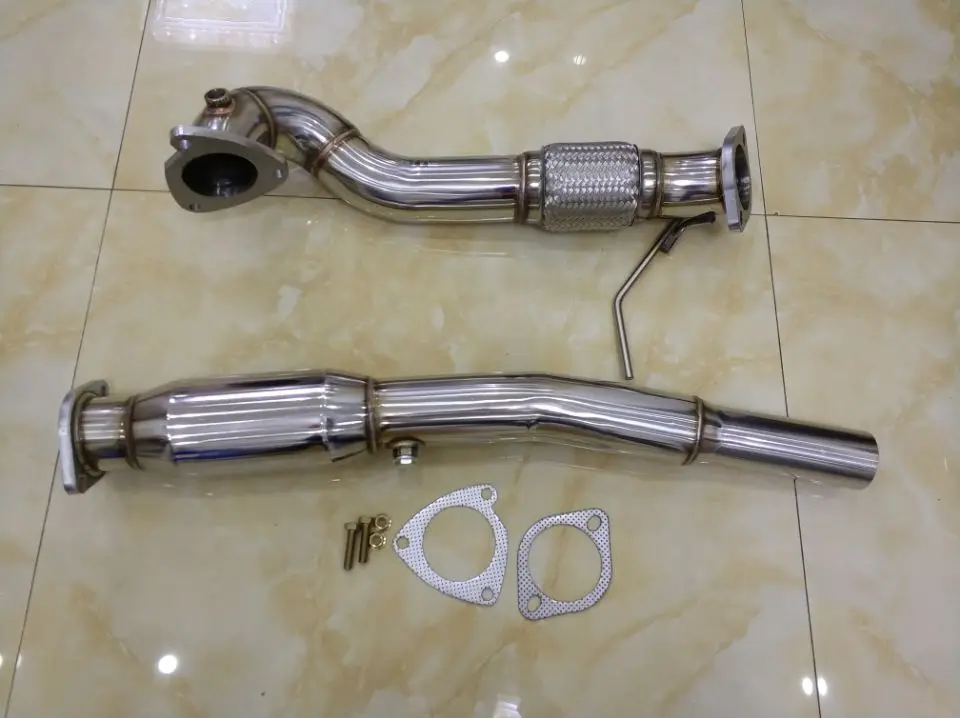 3 ''высокая труба потока для S3 8L &amp TT 8N Downpipe Seat Leon 1 8 T downpipe с 200 ячейками |