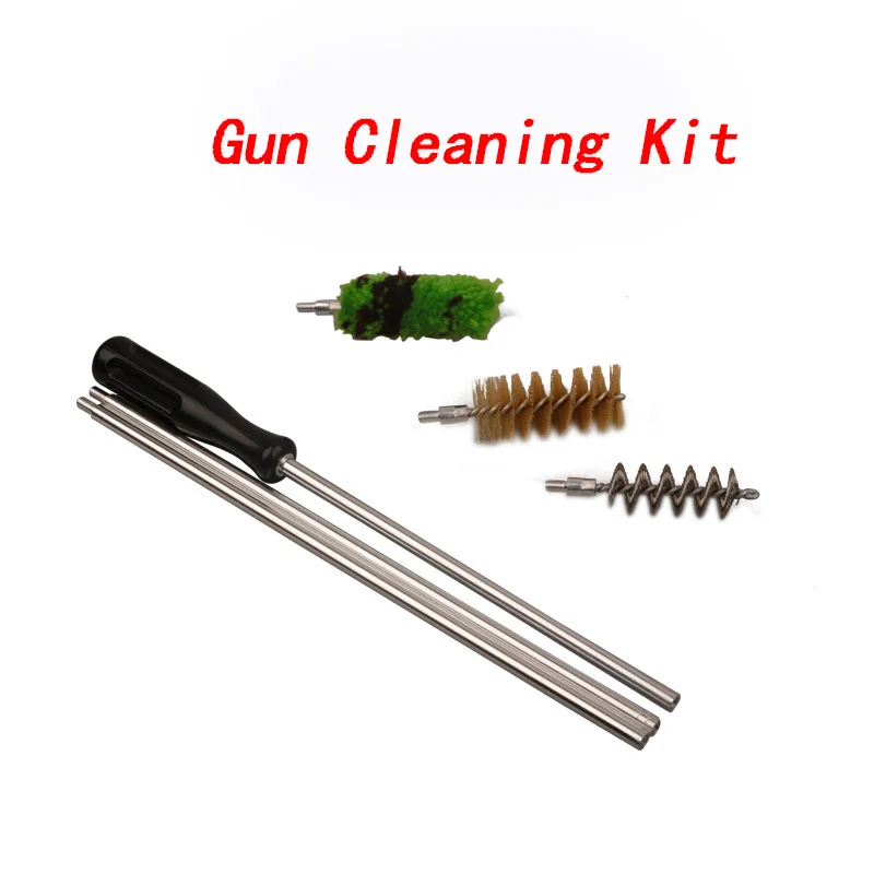 TOtrait 6 шт./компл. инструмент для очистки пистолета стержень щетка чистящий набор алюминиевые Охотничьи