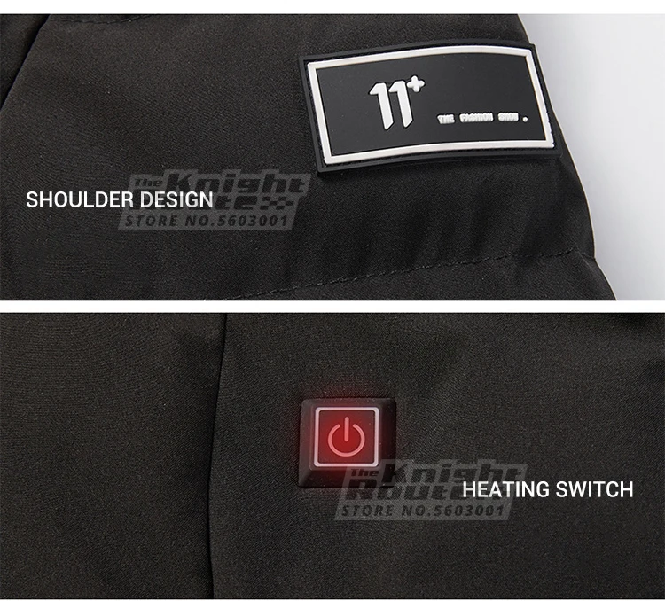 Зимняя куртка с подогревом мужской жилет электрическим USB мотоциклетная верхняя