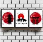 Алмазная вышивка японского искусства, самурайский меч, торий Легенда алмазов картина алмазы, инкрустированный алмазами мозаика домашний декор Париж искусство