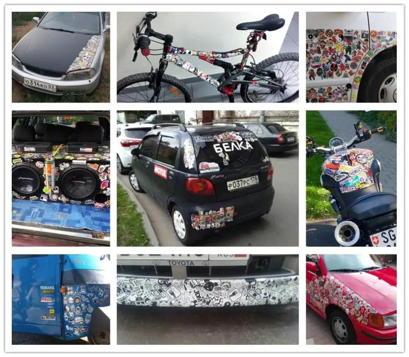 

50pcs Rock Music Retro Band Stickers Waterproof nirvana Graffiti Motorcycle Laptop Luggage Skateboard stickers