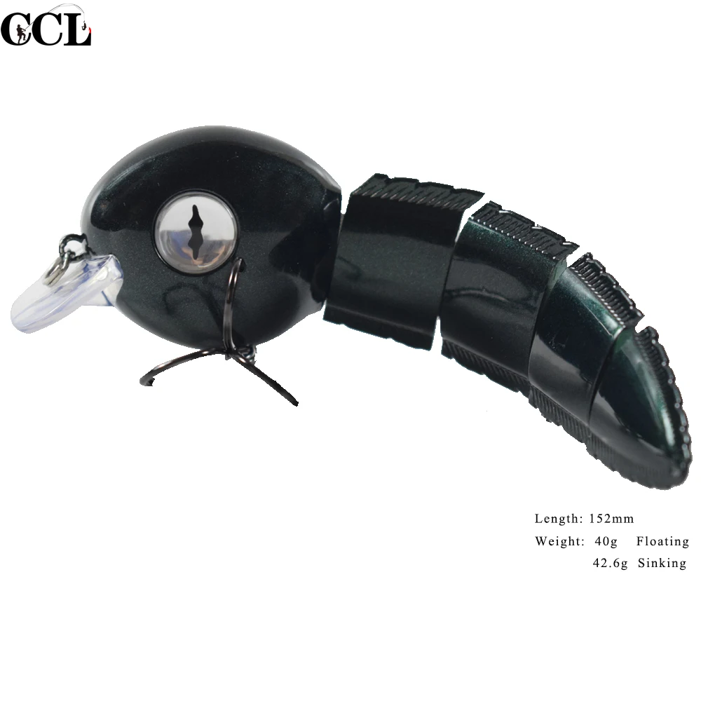 Изготовленный На Заказ Головастик мелкая рыболовная приманка 6 дюймов 42 г Deep Crank