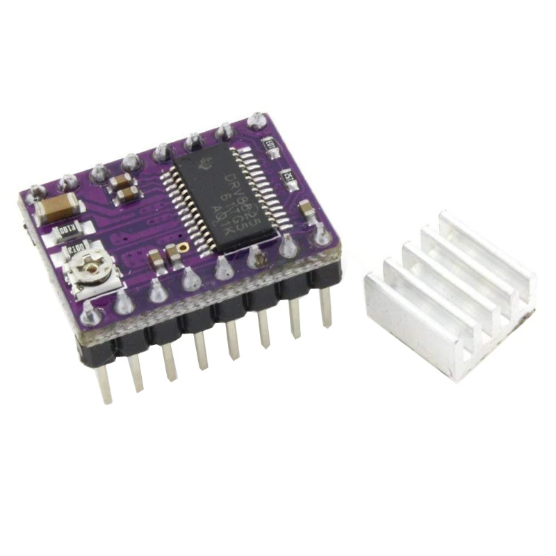 

New Print DRV8825 Stepper Motor Driver Module 4 Layer with Mini Heatsink G6DD