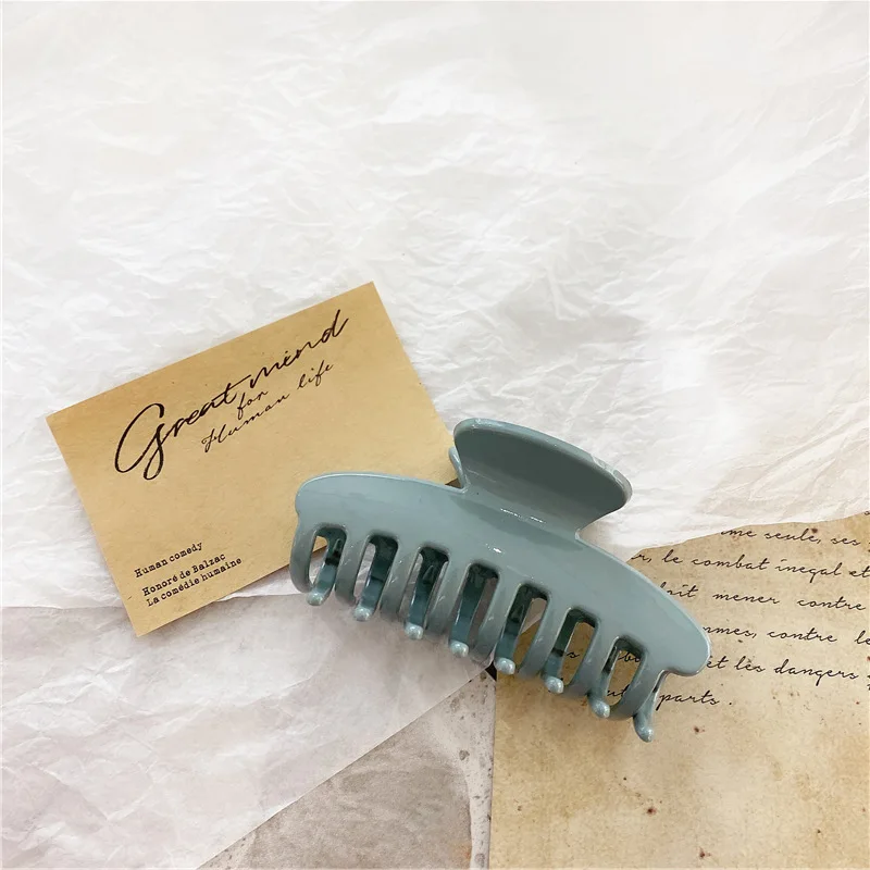 

2021 New Color Claw Clip Large Barrette Crab Hair Claws Bath Clip Ponytail Clip For Women