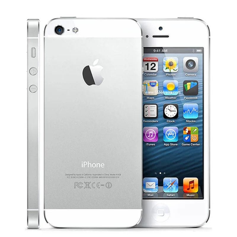 Смартфон Apple iPhone 5 мобильный телефон 16/32/64 Гб ПЗУ экран 4 0 дюйма 8 Мп Wi-Fi GPS IOS Bluetooth 1 3