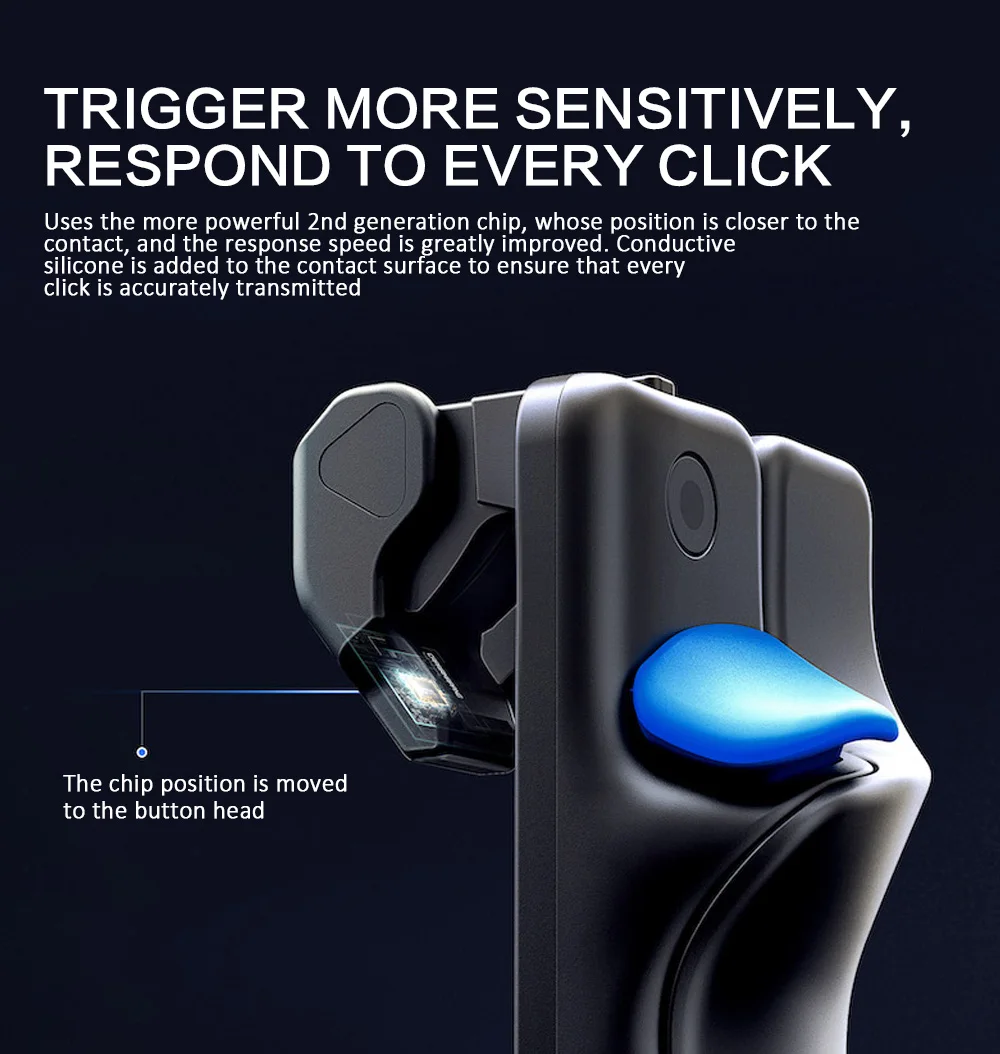 Мобильный джойстик FLYDIGI Shadow Stinger FPS беспроводной с быстрым реагированием для IOS и