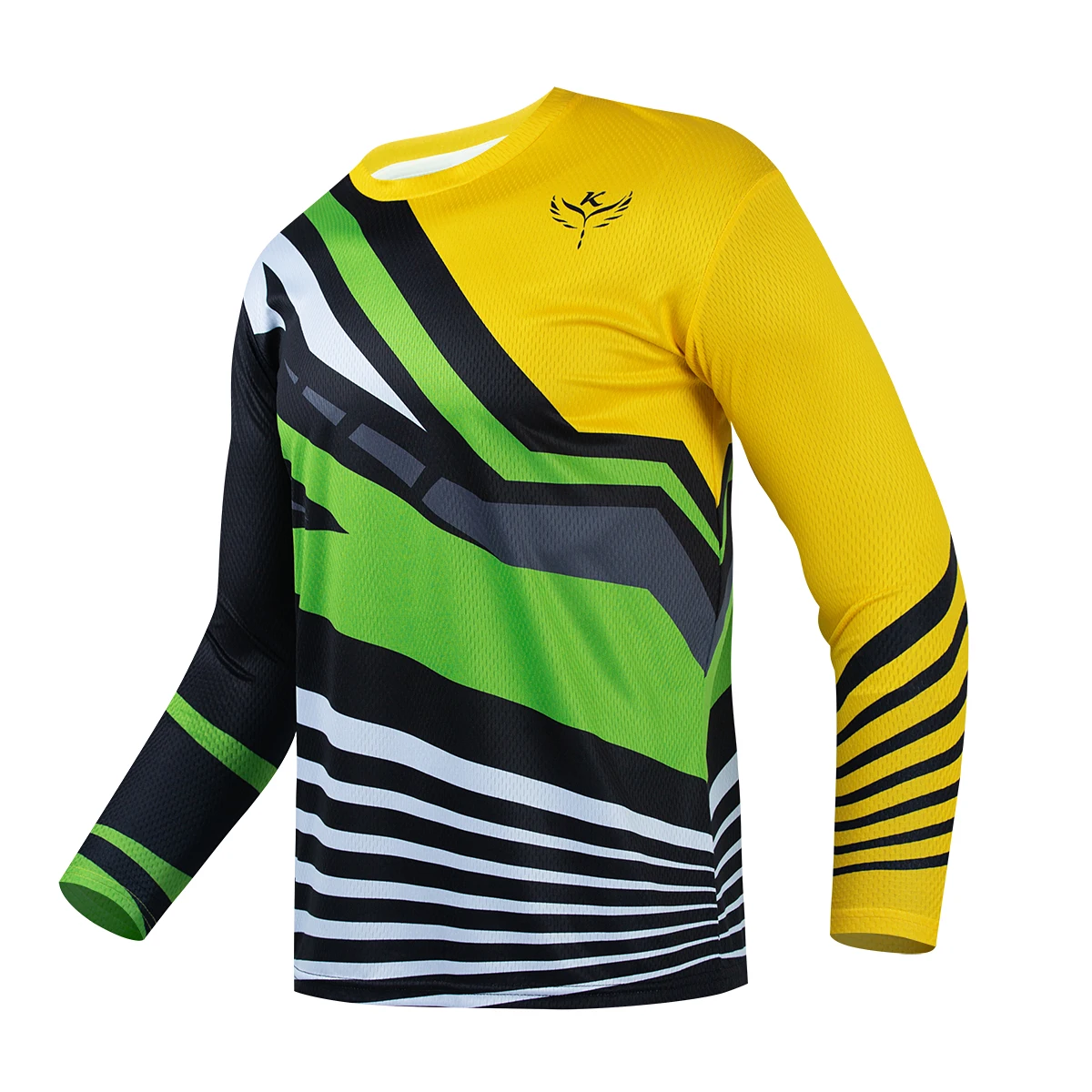 

KEYIYUAN Downhill Jersey Off-Road Racing Long Sleeve Shirt Riding Bicycle Roupa Motocross Maillot Velo Homme Camiseta Enduro Mtb