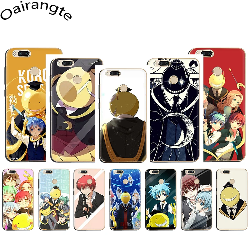 Жесткий чехол для телефона Koro Sensei Xiaomi Mi 5 6 8 5S A1 A2 5X 6X F1 9 9SE MAX3 9T CC9e A3